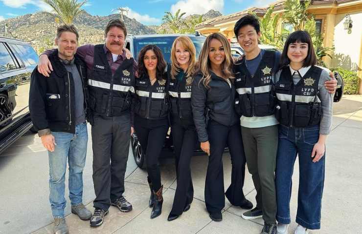 il cast di csi vegas saluta i fan